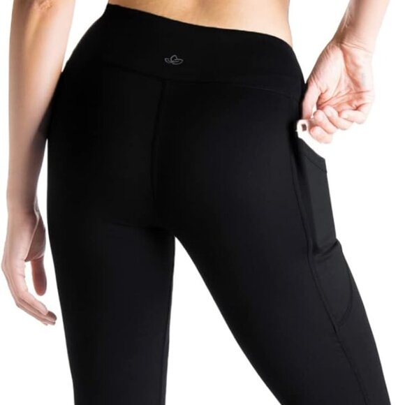 New ~ Women's Yoga Workout Lounge Pants Yogipace with Side Pockets size Large - Picture 3 of 13